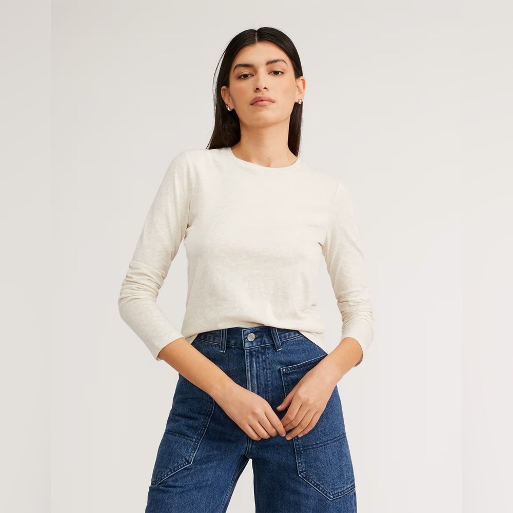 Set of two - The Organic Cotton Long-Sleeve Crew